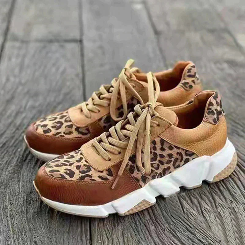 Ava | Comfortable Leopard Sneakers