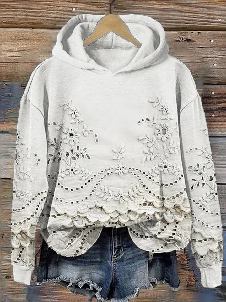 Elina | Sweater with Lace Details