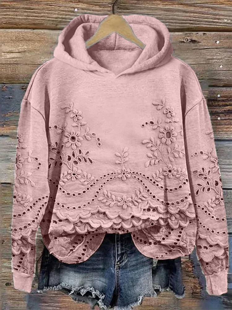 Elina | Sweater with Lace Details