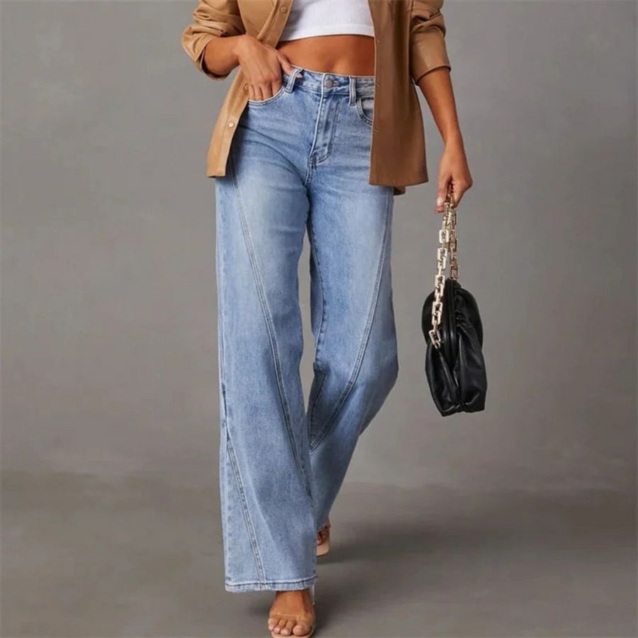 Olivia | High Waisted Wide Leg Jeans