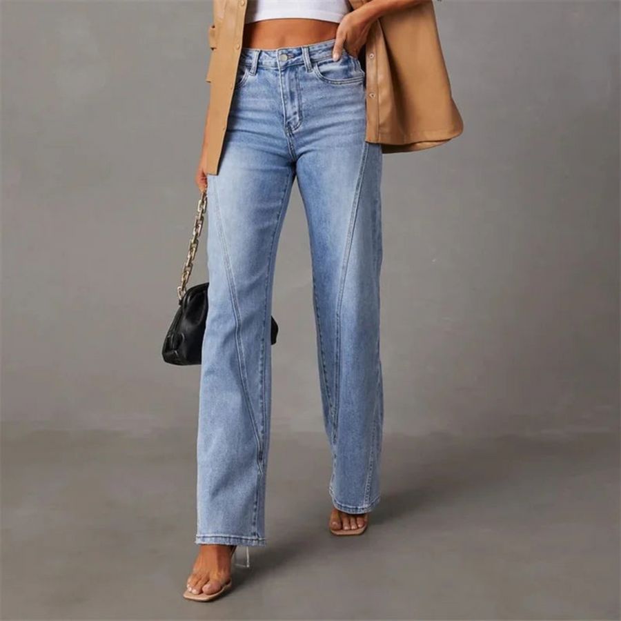 Olivia | High Waisted Wide Leg Jeans